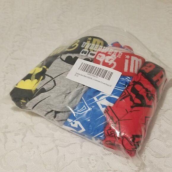 New Men's Boxer Briefs Superhero Lovers Batman Cotton Superman 4 Pack L - Picture 11 of 16